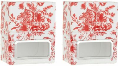 HomeWorx by Harry Slatkin Set of 2 Plug In Diffusers (Red toile)