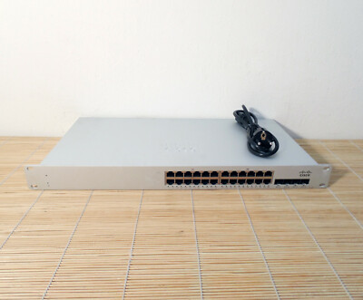 Cisco Meraki MS225-24-HW Cloud-Managed Stackable Switch Unclaimed no License