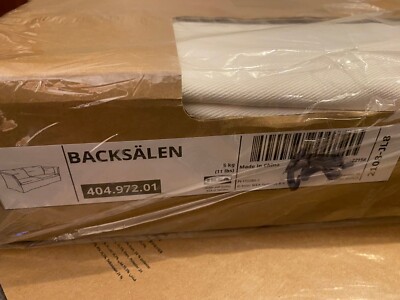 Brandneu Ikea BACKSALEN Bezug für 3-Sitzer Sofa, Blekinge weiß, 404.972.01