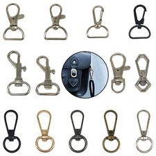 Lobster Clasps Swivel Clips Buckle Snap Hooks Bags Keychain Ring Handbag 1-20pcs