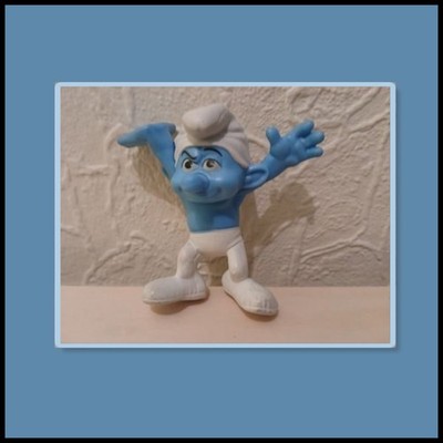 Mc Donalds Happy Meal  Hefty Schlumpf Crazy Schlumpf Figur Muskelschlumpf