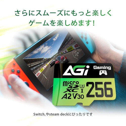 AGI 256GB TF138 Micro SD Card/CR138 Type C Card Reader, Nintendo Switch operatio - 第 3/7 張圖片