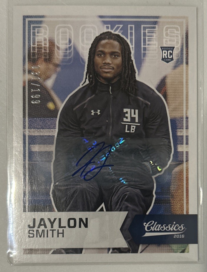 2016 Panini Classics -  Jaylon Smith #292 Significant Signatures /199 (AU, RC)