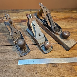 Antique Tools WOODWORKING Plane Mixed Lot Bench Planes BAILEY TRANSITIONAL ☆USA