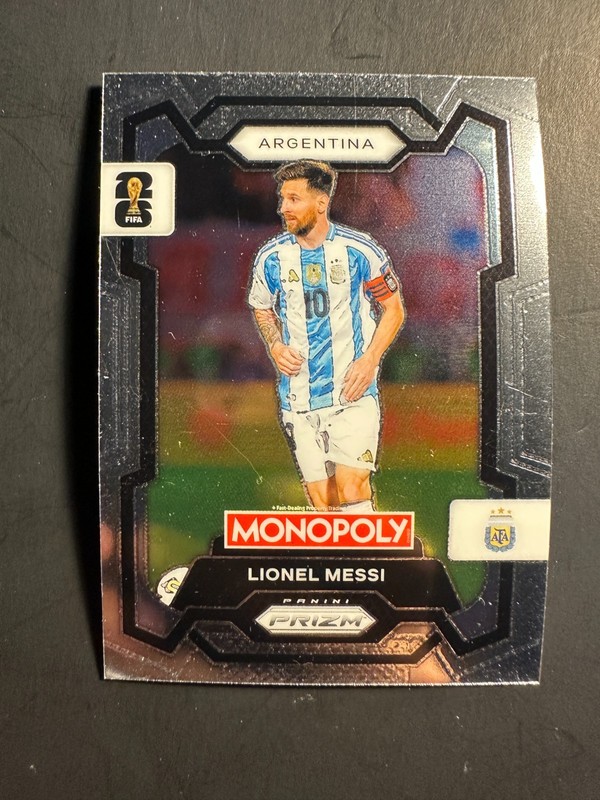 2026 Panini Monopoly Fifa World Cup #1 Lionel Messi Argentina 002