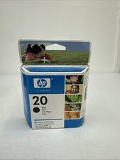 HP Hewlett-Packard Ink 20 Black Inkjet Cartridge Expired Oct. 2008
