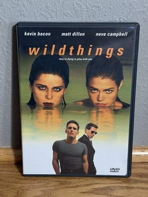 Wild Things DVD 1998 Widescreen Kevin Bacon Matt Dillon Deleted Scenes