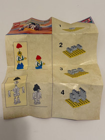 LEGO Pirates: 6232 Skeleton Crew 100% Complete with Instructions & Box