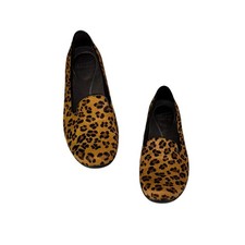 Dansko olivia cheetah leopard print calf hair loafer comfort shoes euro 38 7.5