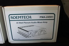 NEW Roemtech Plenum Audio Mixer / Amplifier PMA-245H 4-16 Ohm 45 Watts PMA-245H