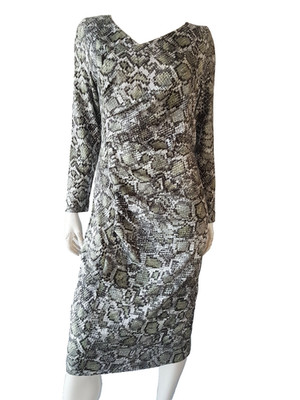 RIANI Kleid Reptilmusterung Gr.42/40=GB16**NEU*