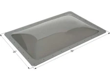 Icon 12113 SL2234 RV Skylight 34" x 22" - Smoke