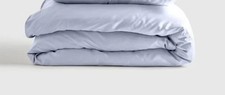 Quince King/California King Mist Light Blue Bamboo Duvet Cover - No shams 