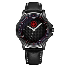 Montre De Poignet Moto Quartz Fan Art Yamaha Sport Look Carbone Fibre De Carbone