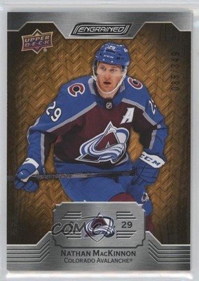 2023-24 Upper Deck Engrained 85/349 Nathan MacKinnon #27 4f2