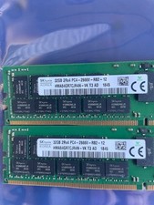 SK Hynix 32GB 2x32GB 64GB 2Rx4 PC4-2666V HMA84GR7CJR4N LRDIMM Server Memory