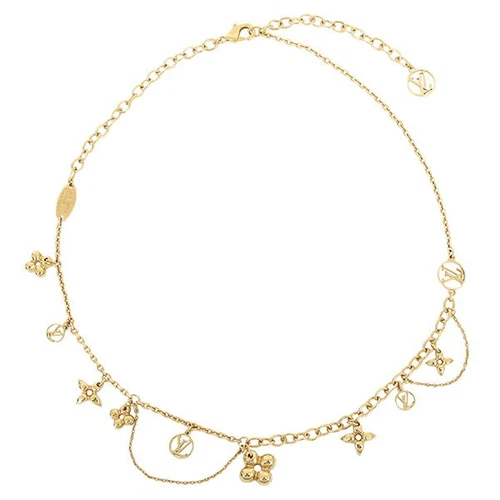 LOUIS VUITTON（LV） Louis Vuitton Collana Fioritura Monogramma Fiore LV Cerchio Catena Donna