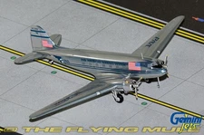 GeminiJets 1:200 DC-3 Pan American Airways NC33611 Polished Metal Finish