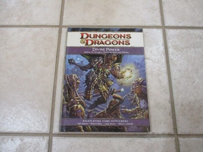 D&D D20 4.0 4th Ed Divine Power