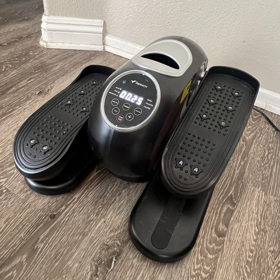 MERACH Under Desk Elliptical Machine Leg Exerciser Home Non-Slip Pad Tested ✅ - Image 4 of 4