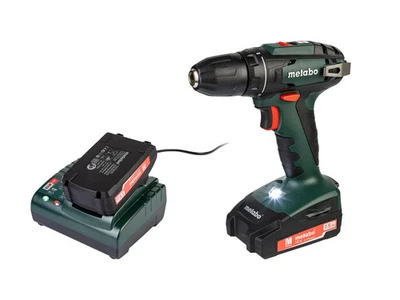 Perceuse visseuse METABO 2 batteries 18 V 2 Ah Li-ion - Photo 1/4