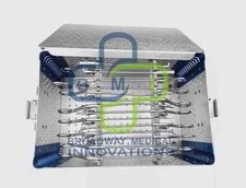 Arthroscopy Forceps Set knee surgery set 15 pcs with blue sterilization Box