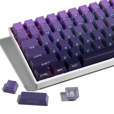 XVX Side Print Keycaps, Shine Through Double Shot PBT Keycaps, Custom Key cap...