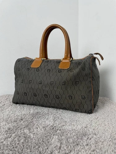 Sac Christian Dior Boston vintage monogramme