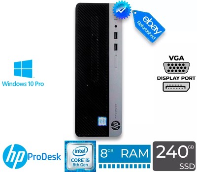 HP ProDesk 400 G5 SFF Intel i5-8500 3.0GHz 8GB RAM 240GB SSD 