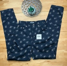 MOSCHINO Jeans Very Rare Vintage Atom Love Heart Printed Jeans Sz 26 Collectible