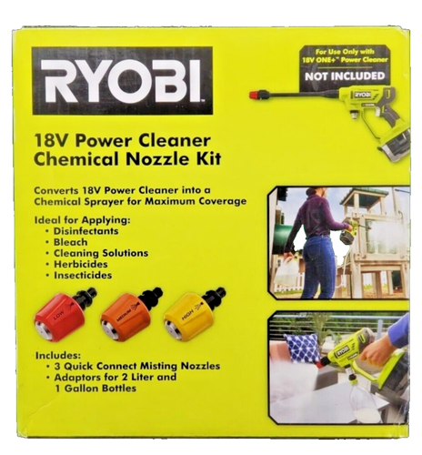 Ryobi 18 V EZClean Power Cleaner chemische Düse Kit 🙂
