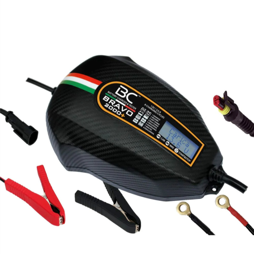 CARICABATTERIA BC 3500 EVO+ MANTENITORE DI CARICA BATTERIE 12V AUTO MOTO SCOOTER