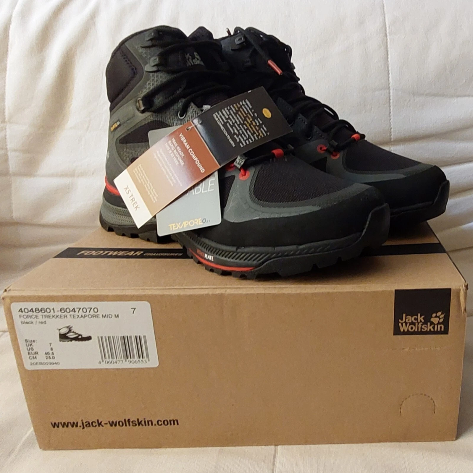 JACK WOLFSKIN FORCE TREKKER TEXAPORE MID M