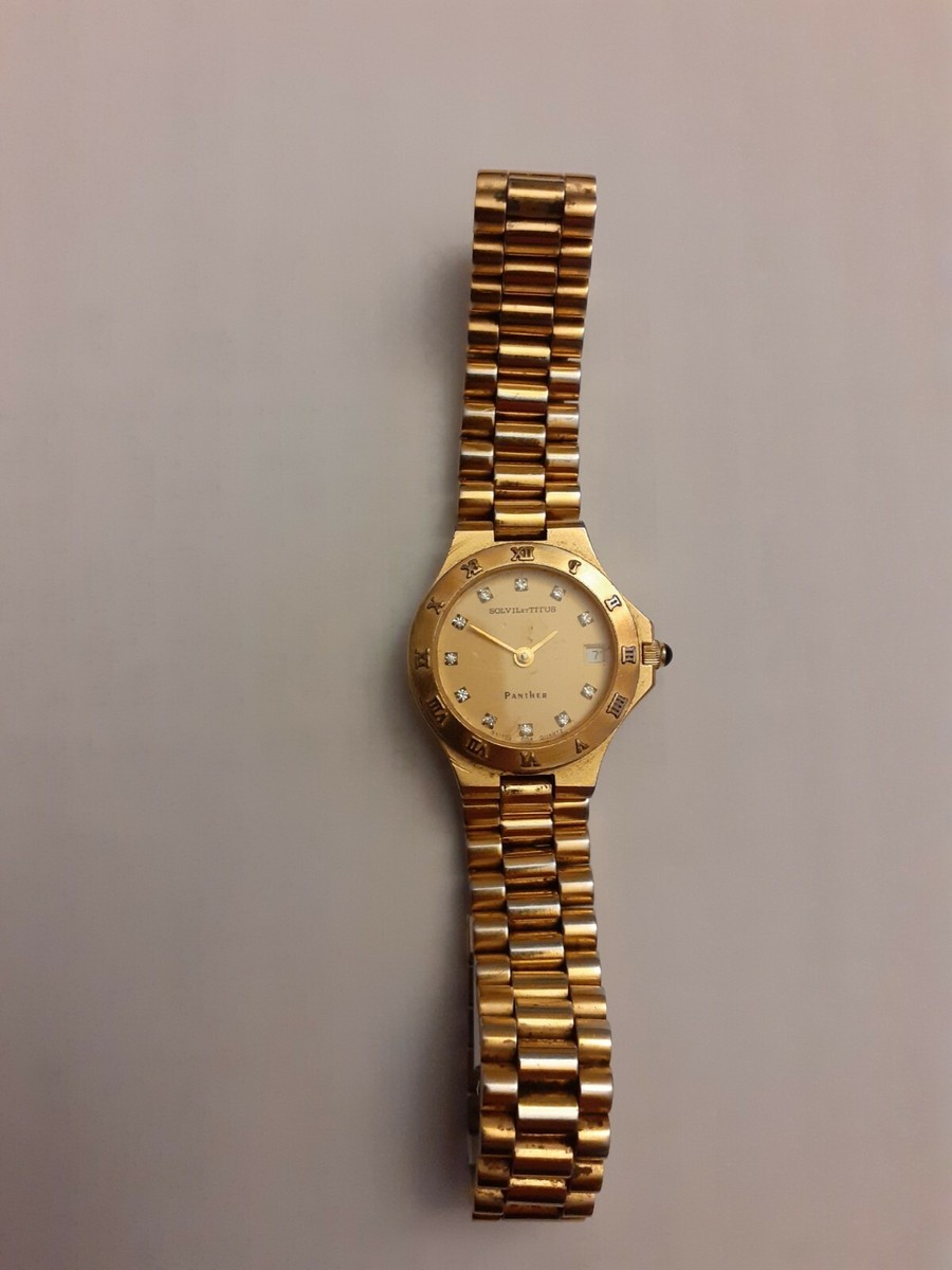 Armbanduhr Solvil Et Titus Damenuhr Vintage Solvil Et Titus Armbanduhr