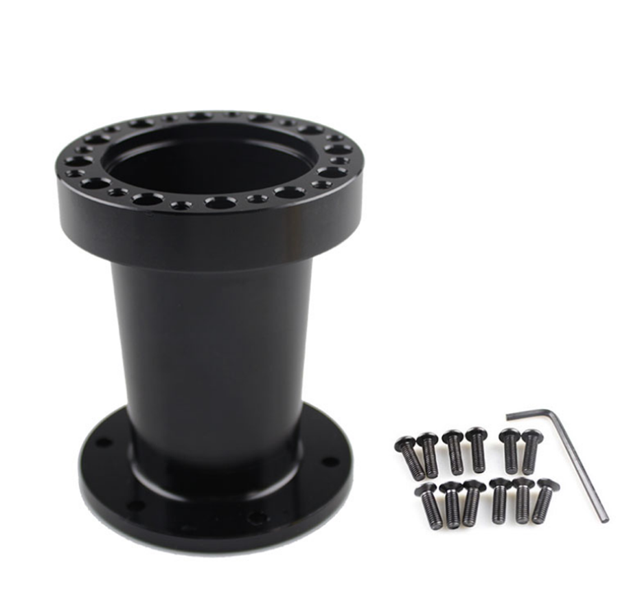 Wheel Hub Extender Sim Racing Black 4
