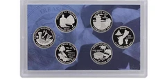 2009 S Proof Territories Quarter Set - No Box or COA 6 Coins