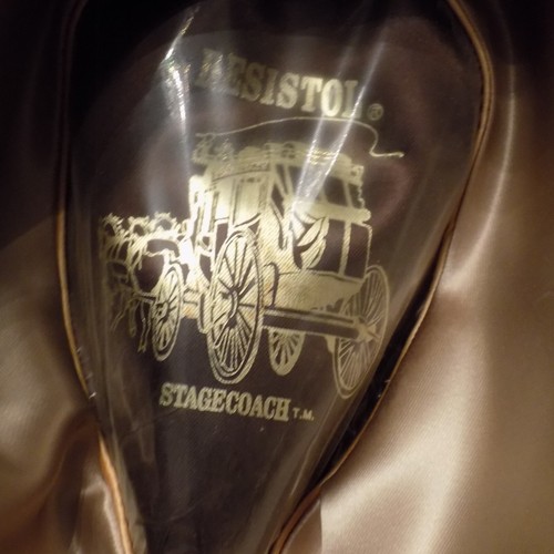 VTG Resistol Felt Self Conforming 7 1/4 RUST Color Western Hat Stagecoach - Picture 16 of 22