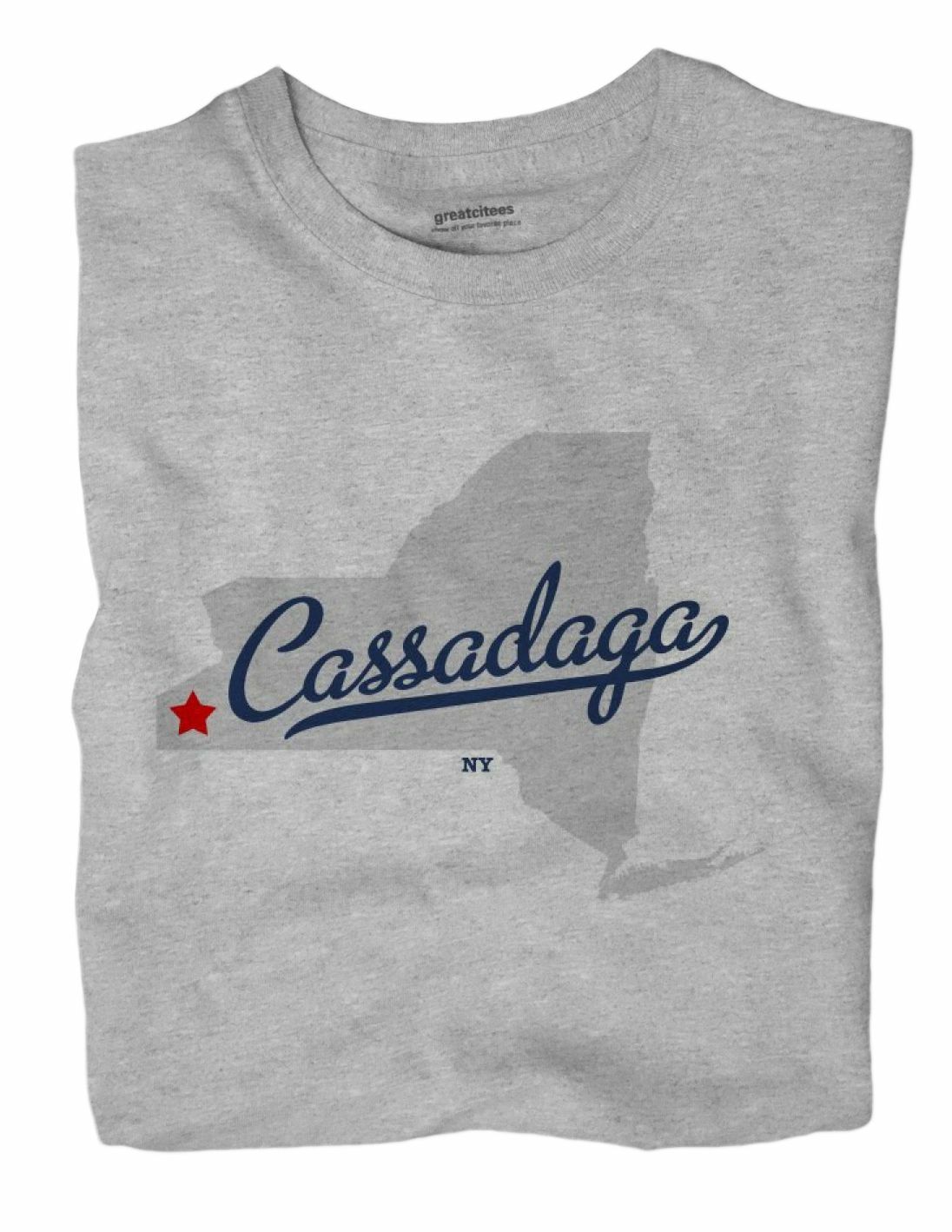Cassadaga New York NY TShirt MAP eBay