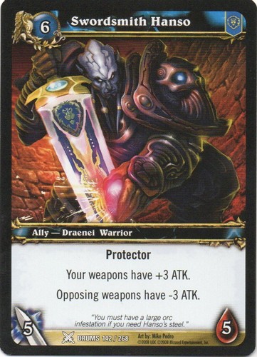 WOW World Of Warcraft CCG Drums Of War 2008 Individual Trading Cards - Picture 70 of 141