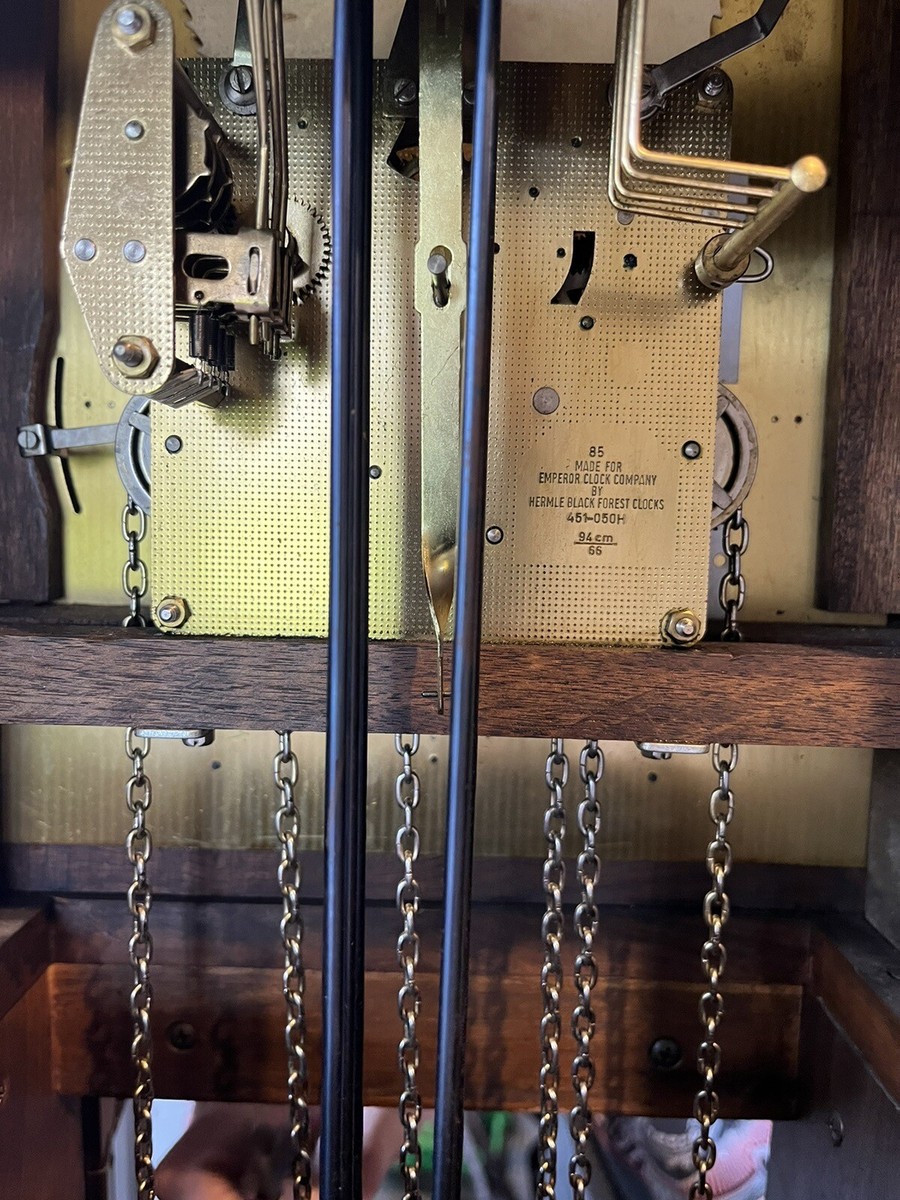 Stunning Emporer 451-050H Grandfather Clock by Hermle Black Forest