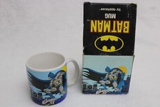 1989 DC Comics Batman Ceramic Coffee Mug Applause Vintage