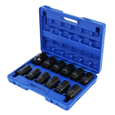 12tlg 3/4''Inch DRIVE DEEP IMPACT 24-41mm Socket Set  Für Reach Long Impact Socke