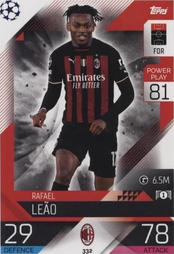 2022-23 Topps Match Attax Uefa Club Competitions Rafael Leao #332
