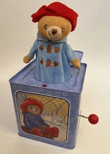 Paddington Bear Jack in The Box Tin Infant Baby Plush Toy by Yottoy WATCH VIDEO,