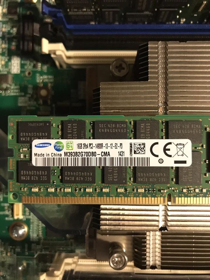 Cisco B200 M3 Dual E5-2670V2 2.50GHz 4x16GB=64GB 1866MHz Blade Server 2x 300GB - Image 3 of 4