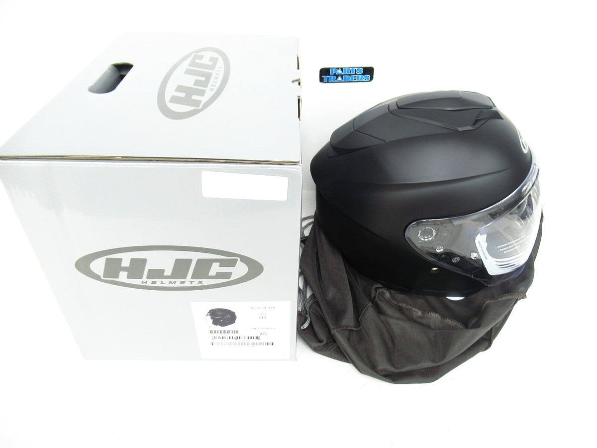 HJC i30 Motorcycle Helmet Open Face w Inner Sun Shield Semi Flat
