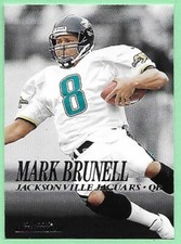 1999 Skybox Dominion Football Mark Brunell #27 Jaguars👍