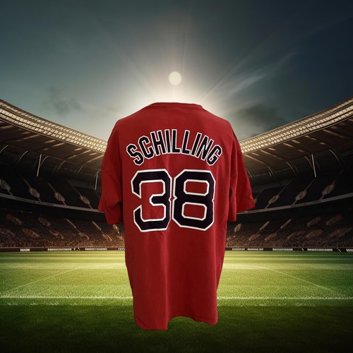 Boston Red Sox Men’s T-Shirt Curt Schilling #38 MLB Baseball Size XL
