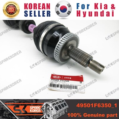 Genuine/OEM 49501F6350 SHAFT ASSY-DRIVE,RH for Kia K7(Follow-Up