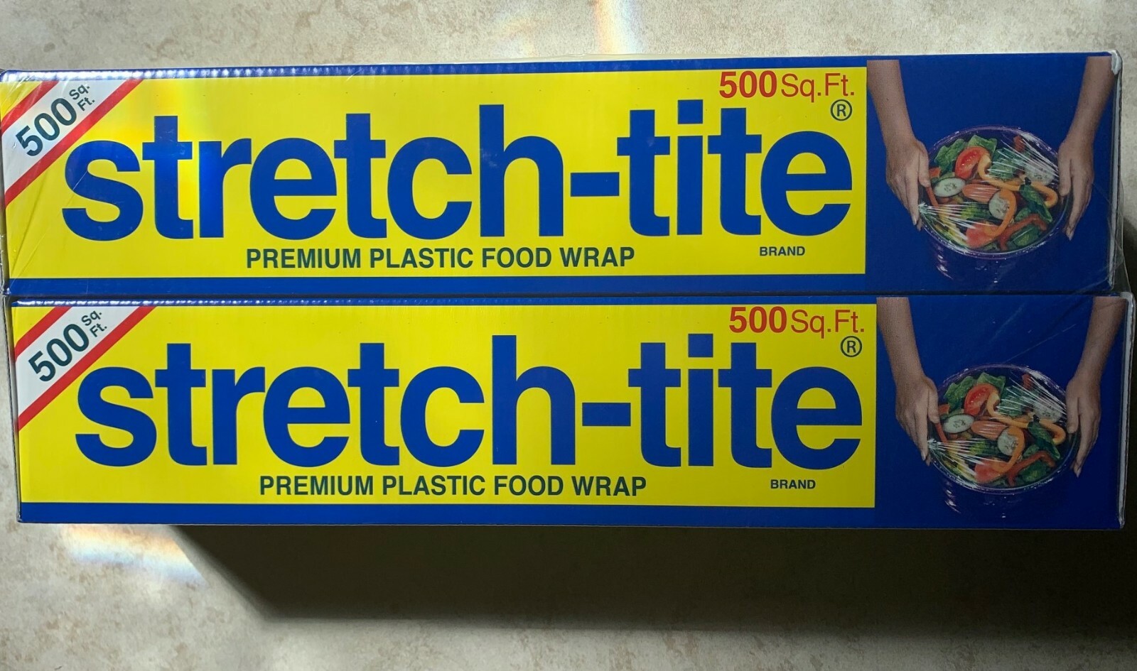 STRETCHTITE, Plastic Food WrapCut Slide Cutter 2 pk./500 sq ft